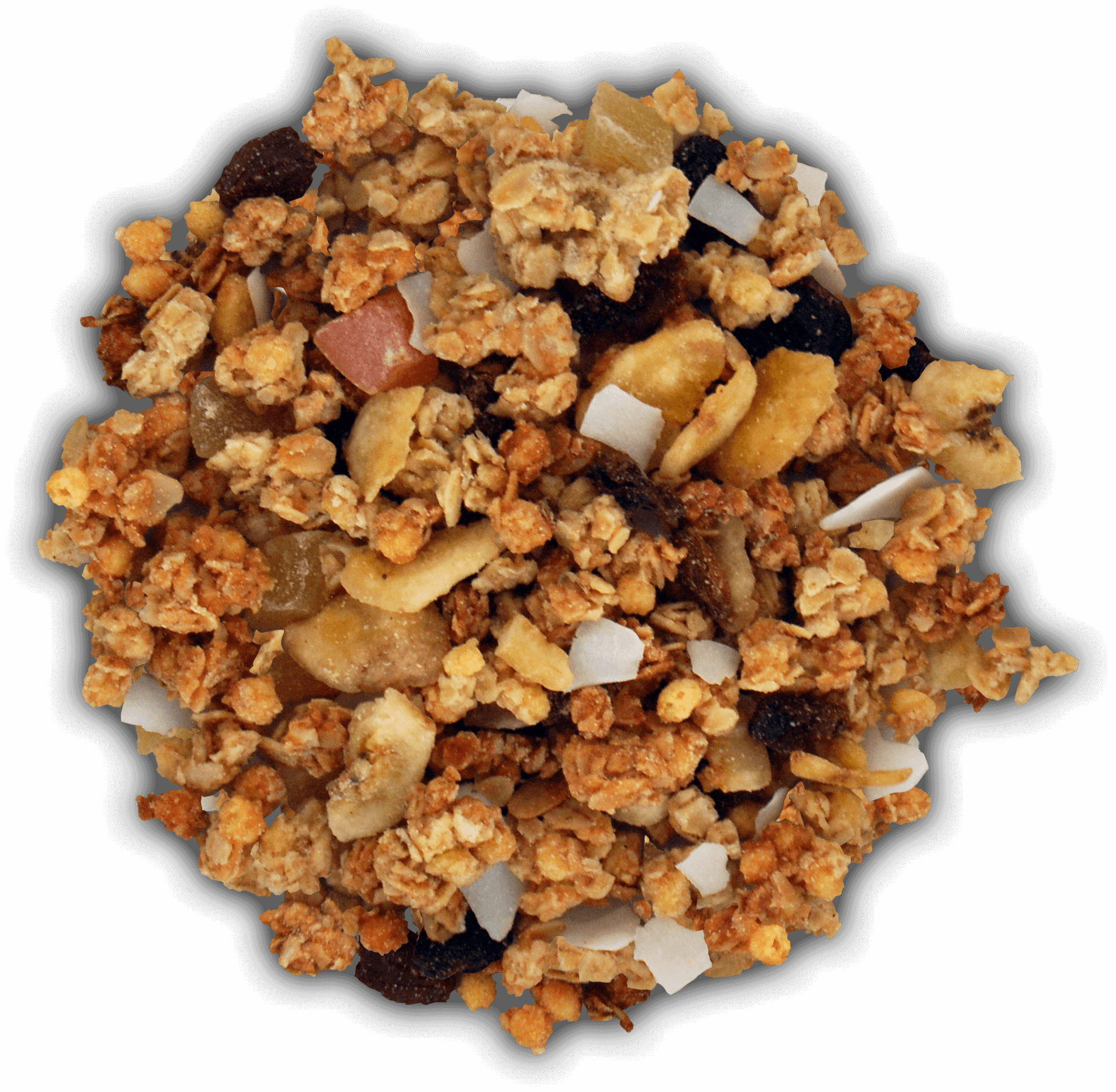 Crunchy muesli with fruits